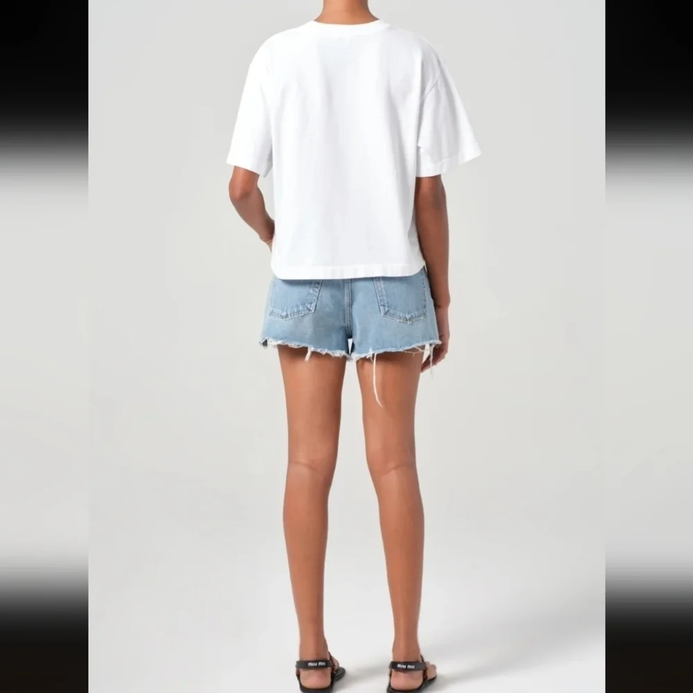 Agolde Parker Vintage Cut Off Short In Animate